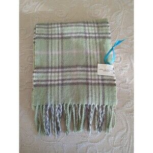 Lord & Taylor Green Plaid Scarf
